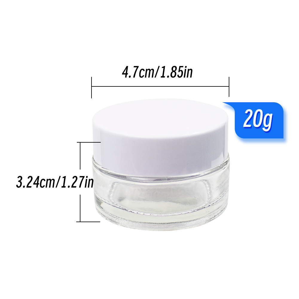 20ml Glass Jar For Tobacco Paste