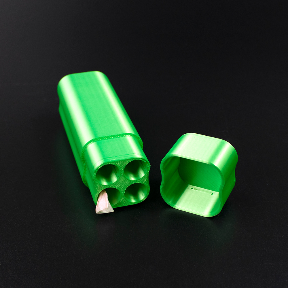 3D-Printed 4-Hole Gold Pre-Roll Tube