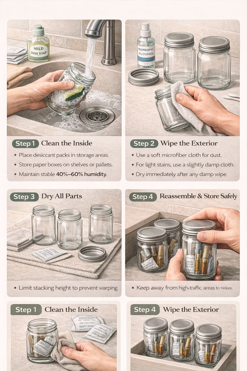 How to Clean and Maintain Glass Jar Packaging for Smoking Accessories.jpeg